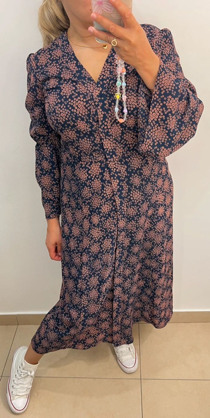Robe longue Michael Kors Imprimée Fleurs Taille 38 - photo numéro 2