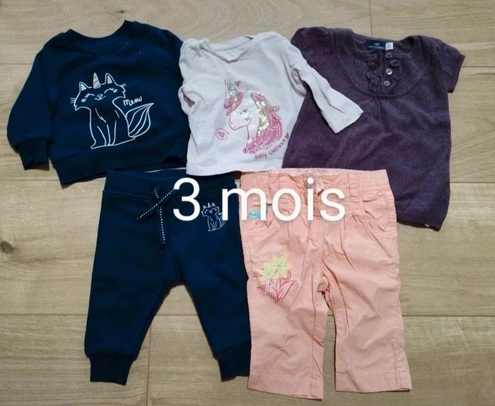 Vêtements taille 3 mois