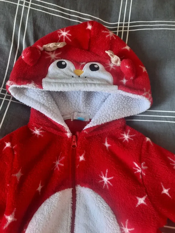 Pyjama noel avec capuche - photo numéro 2