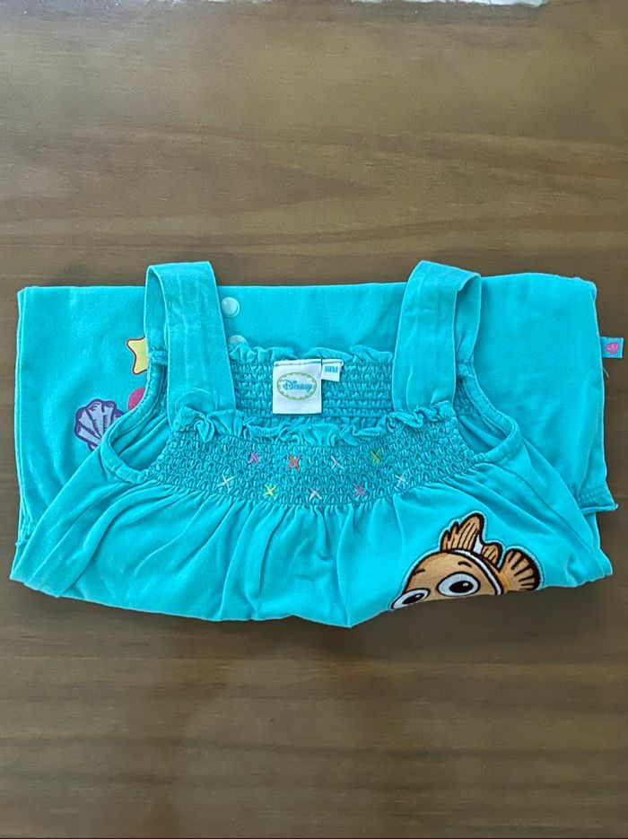 Combishort turquoise Nemo Disney 18 mois