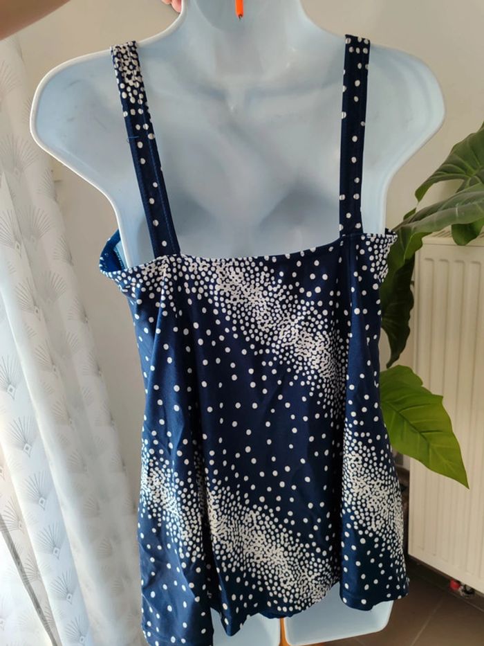 Maillot de bain Tankini a pois 1 pièce - photo numéro 2