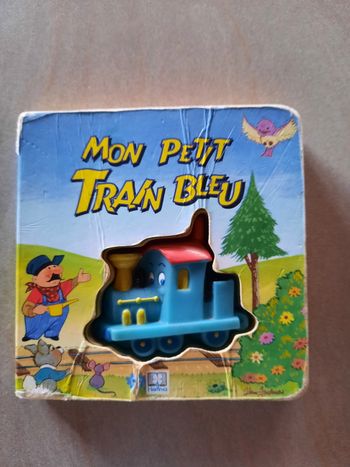 Livre Mon petit train bleu