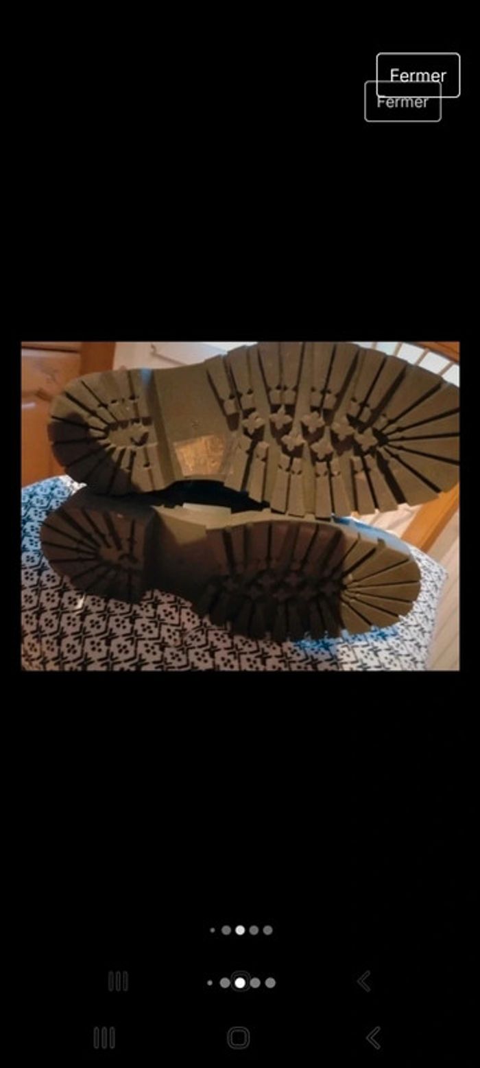 Bottes à grosses semelles kaki - photo numéro 8