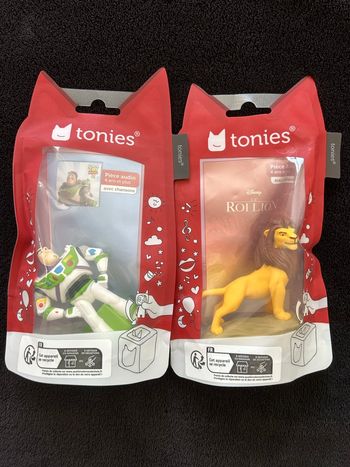 LOT TONIES BUZZ L’ÉCLAIR + ROI LION