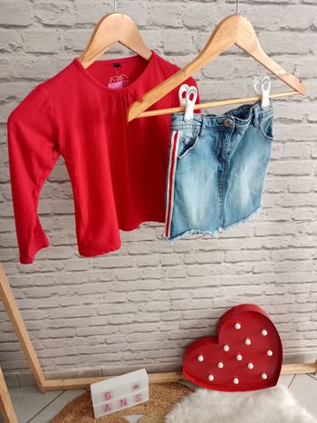 Ensemble jupe haut 6ans