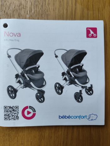 Poussette Nova 3 roues  Bébé Confort
