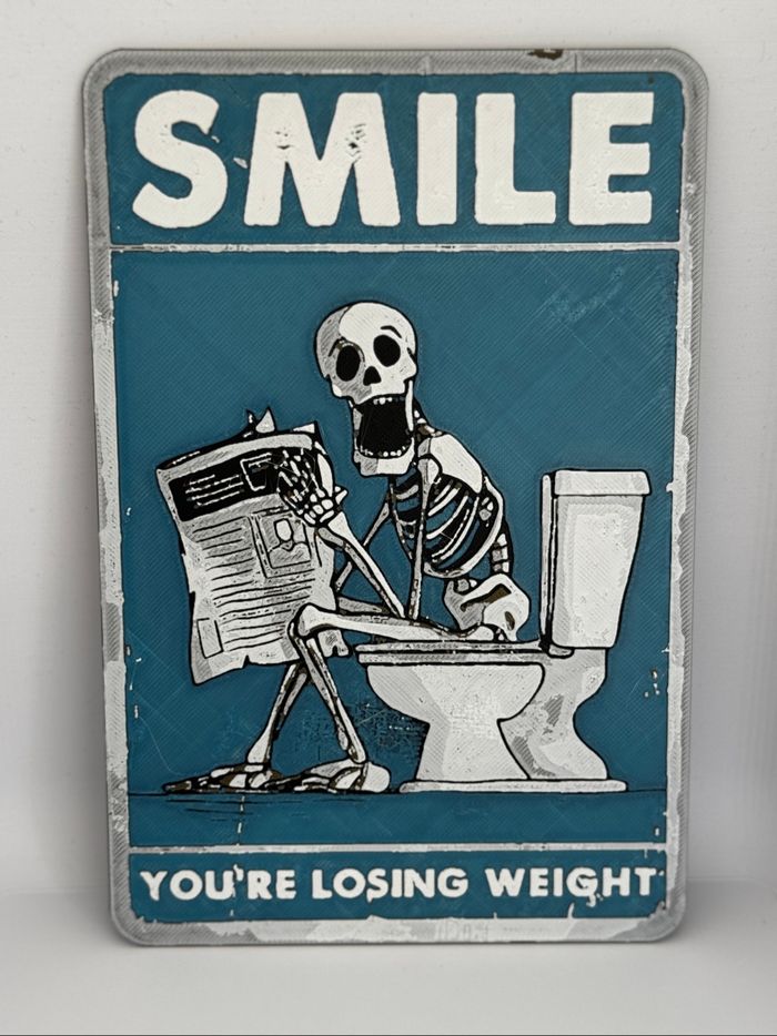 Hueforge humour smile