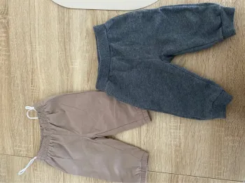 Lot de 2 pantalons bebe 6 mois