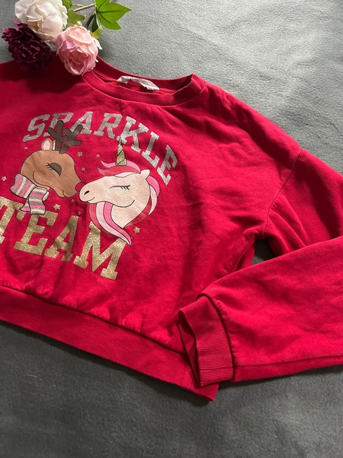 Pull crop top fille - photo numéro 2