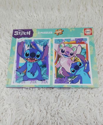 Puzzle 2 × 500 pièces Stitch marque Éduca 🎅