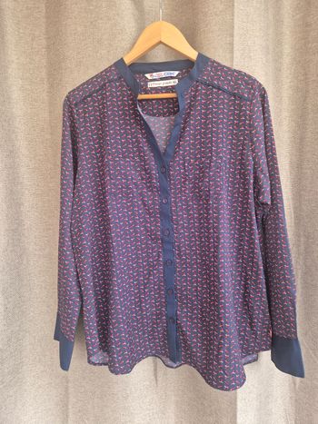 Chemisier fluide bleu marine CBK - Taille 46 - Très bon état