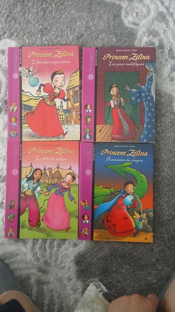Lot de livres Princesse Zélina