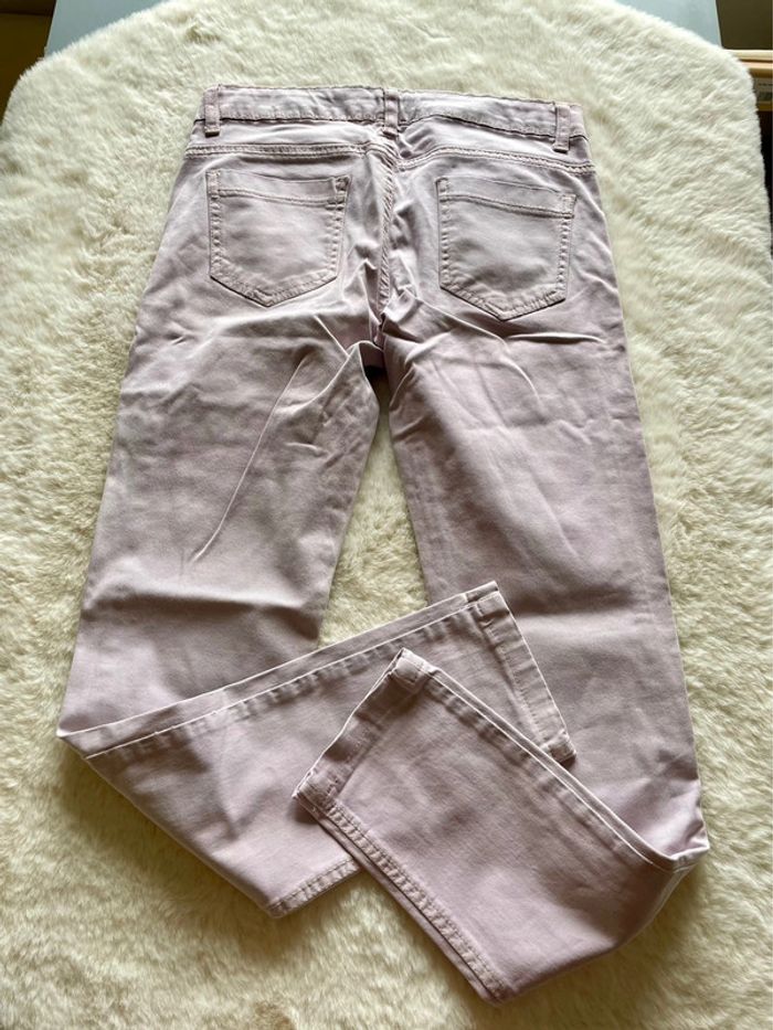 Jean rose pale Zara 9/10 ans - photo numéro 3