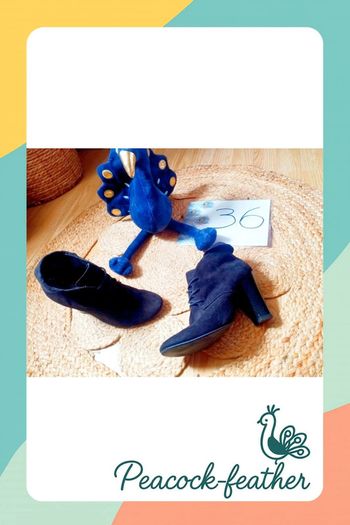 Bottines à talons noires 36
