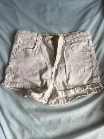 Short blanc taille haute Jennyfer