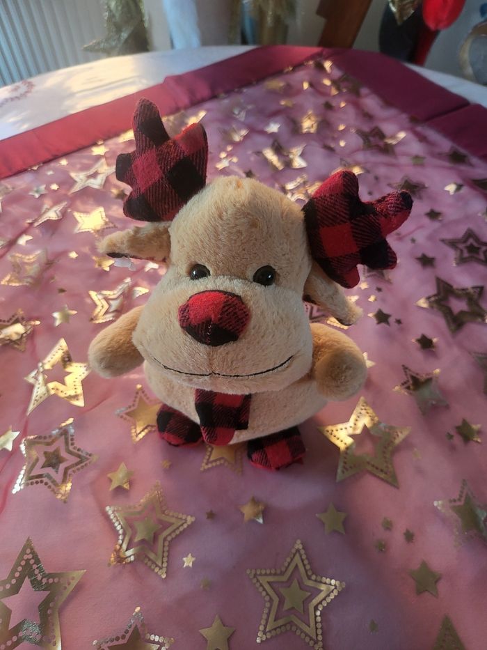 Peluche élan de Noël - photo numéro 2
