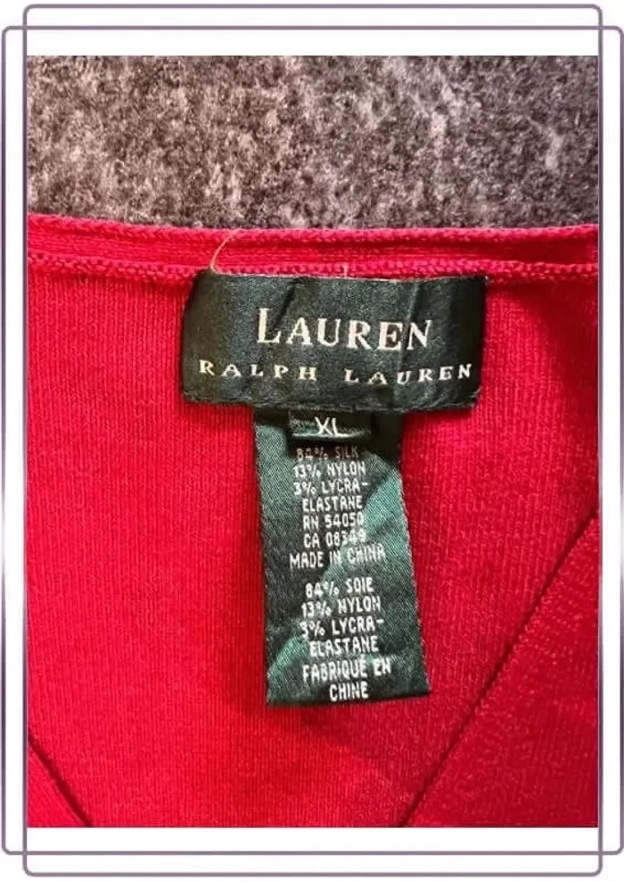 Sweat sans manches homme Ralph Lauren XL - Men sleeveless sweatshirt - Ärmelloses Herren - photo numéro 4