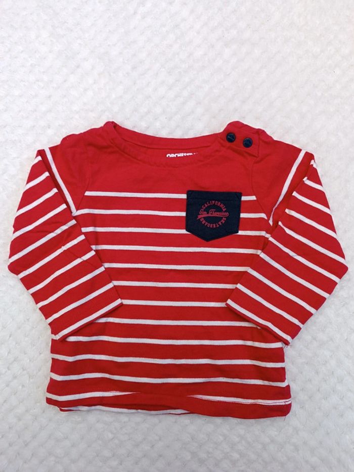 🔸 T-shirt manches longues Orchestra – 9 mois 🔸