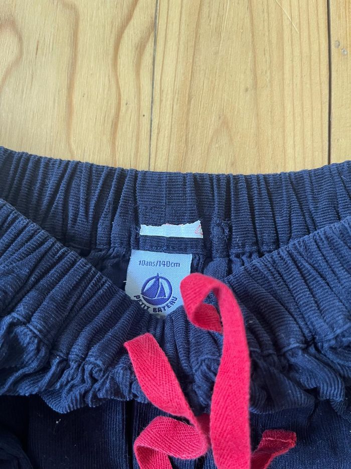 Jupe velours marine Petit Bateau 10 ans - photo numéro 4