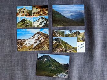 Lot de 5 cartes postales vintage Puy Mary