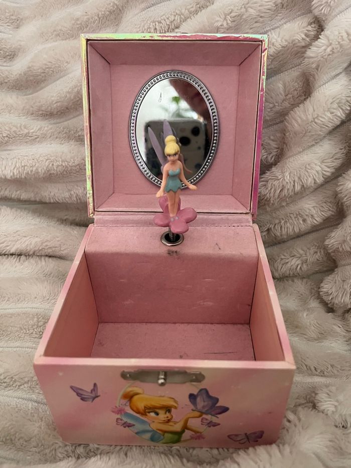 Boîte à bijoux musical fée clochette Disney - photo numéro 2