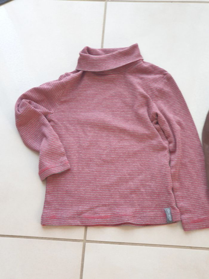 2 t-shirts manche longue col roulé 5 -6 ans n°2 - photo numéro 3