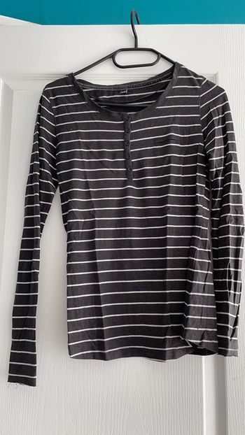 Teeshirt manches longues rayé