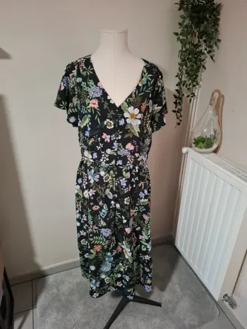 Robe longue fleuri kiabi