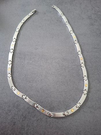 Collier homme acier