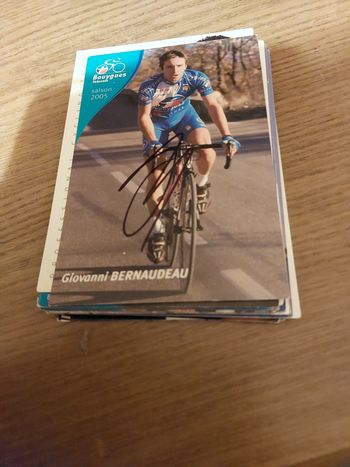 Coureurs cyclismes giovanni bernaudeau 