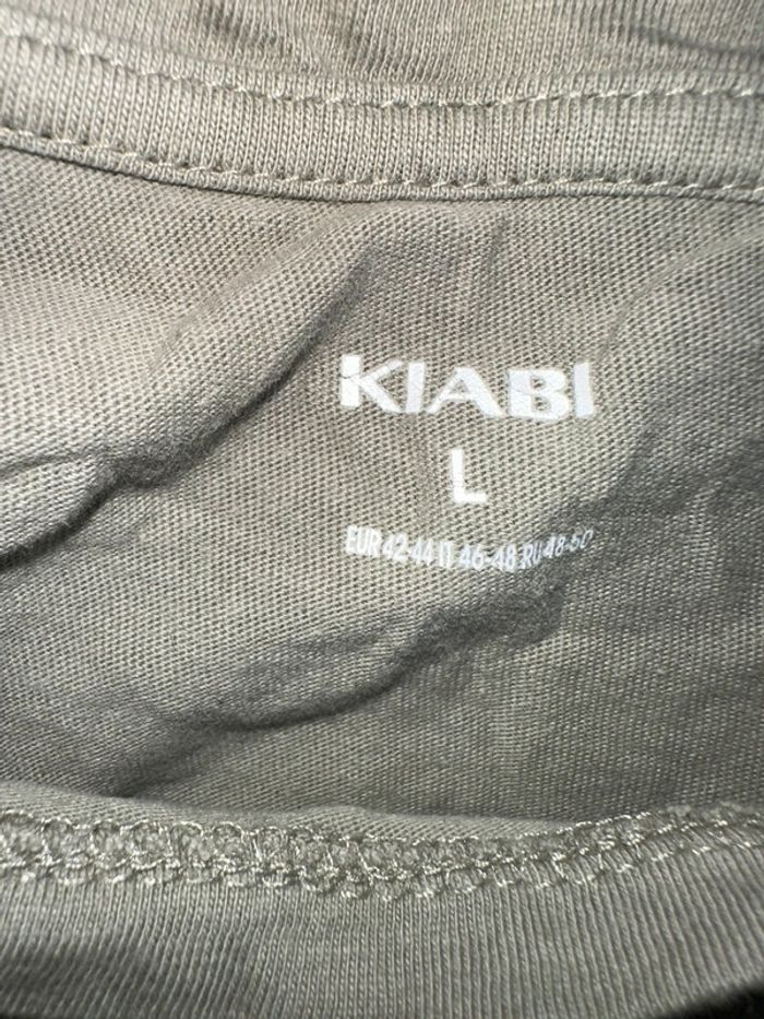 Lot 2 chemise de nuit manches courtes kaki & marine Kiabi - photo numéro 3