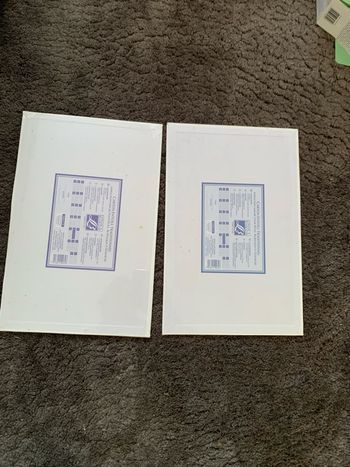 Cartons entoiles traditionnels 