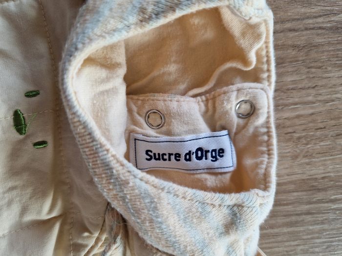 🍓 Ensemble bébé mignon - 3 mois body + salopette - photo numéro 3