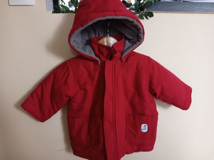 Blouson à capuche Jacadi 12 mois - Rouge - Excellent état