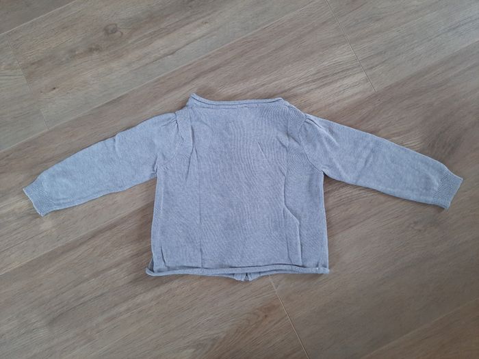 Gilet zippé  fille gris clair Orchestra 2 ans - photo numéro 3