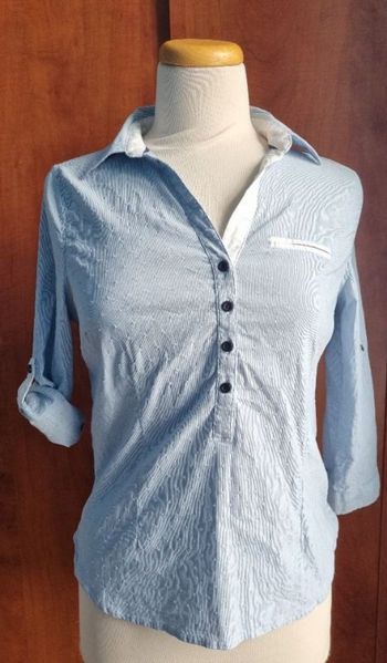 Chemisier léger à manches retroussable taille 2