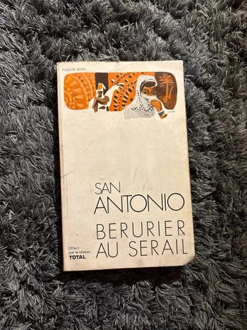 Ancien livre vintage berurier au serail San Antonio