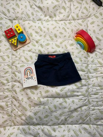 jupe bleu marine 12 mois tissaia