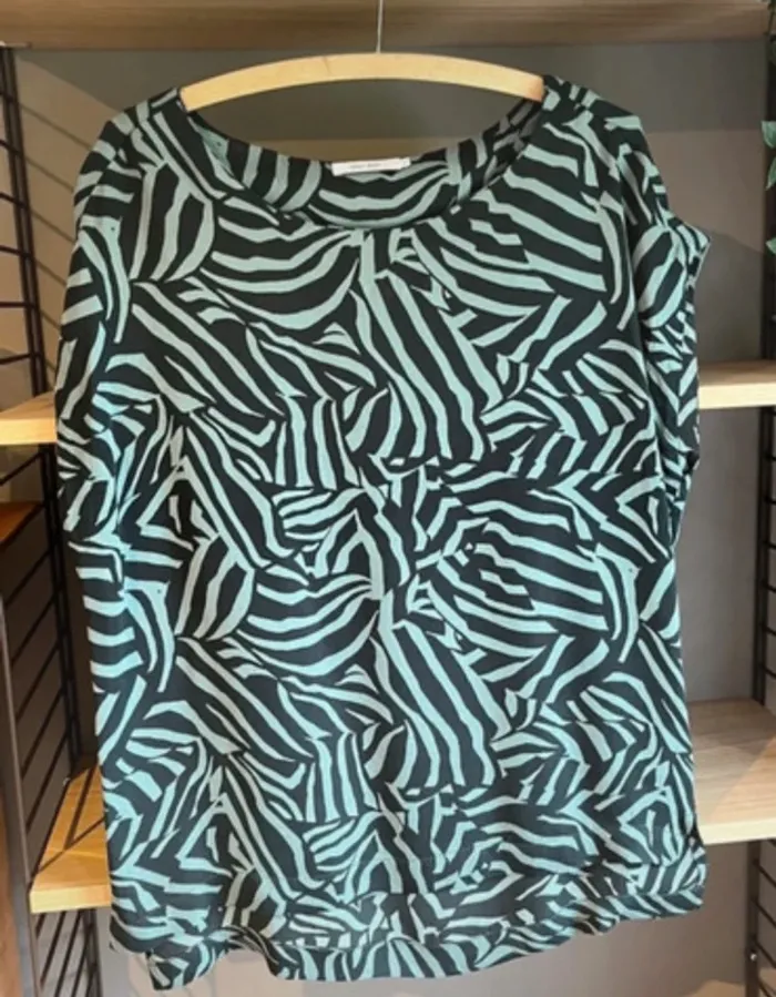 Magnifique blouse noire et vert kaki || taille M || sissy boy