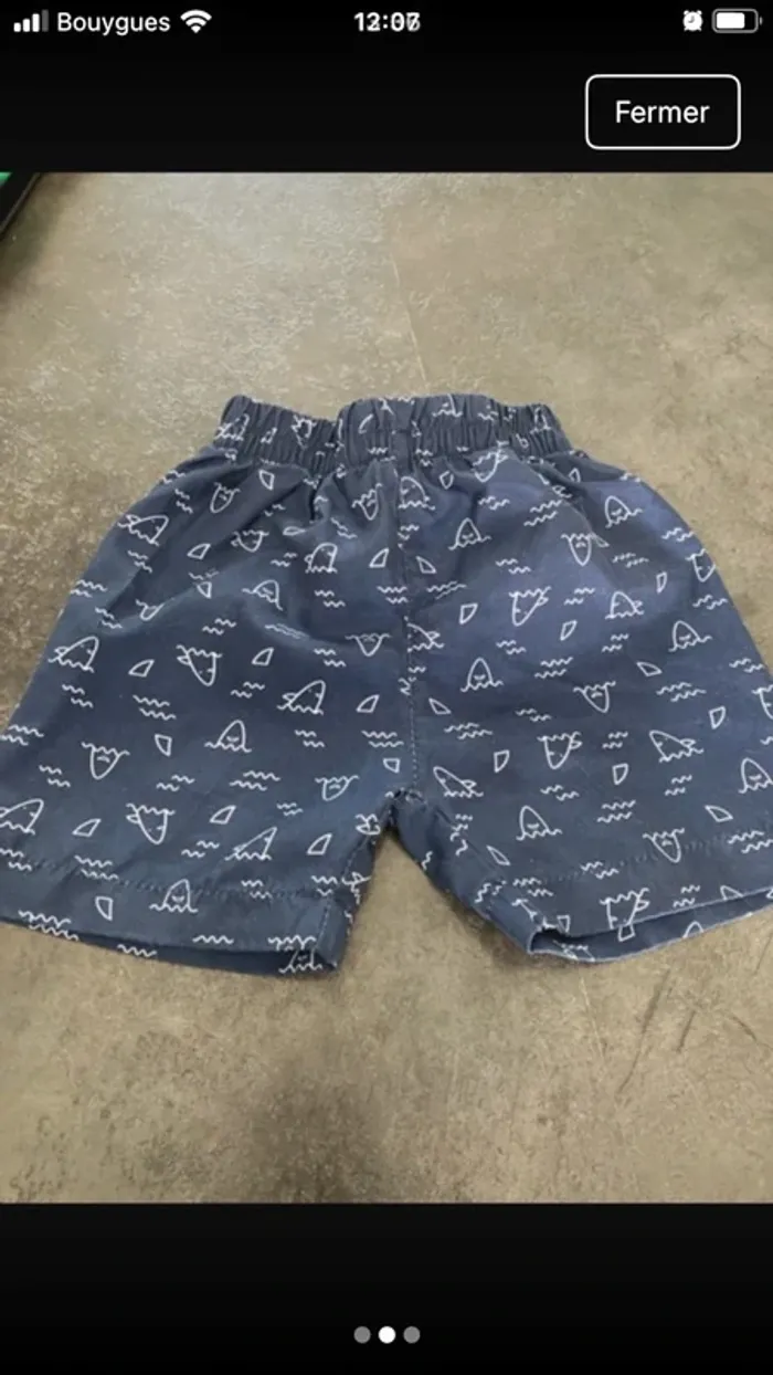 Lot de 3 short 9 mois - photo numéro 2