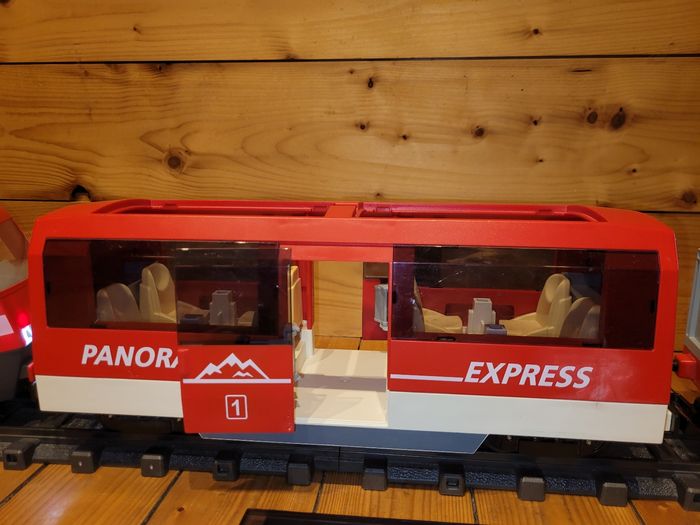 Très beau train  🚉 Playmobil 4010, complet sans boite + wagon panorama express 6342 - photo numéro 5