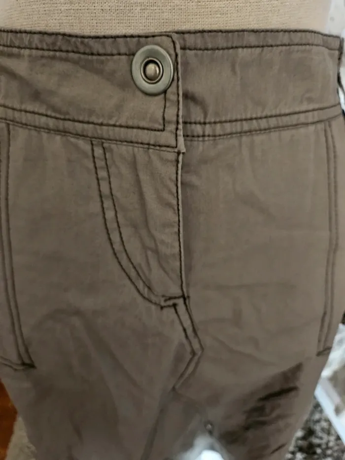 Jupe kaki évasée Mystic Taille 42 Neuve - photo numéro 5