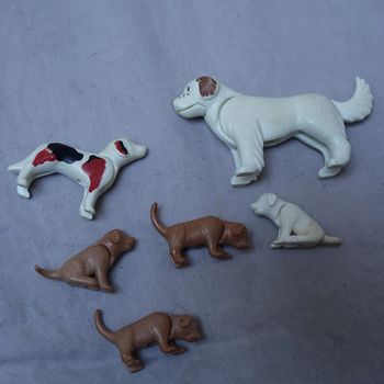 Playmobil - lot chiens