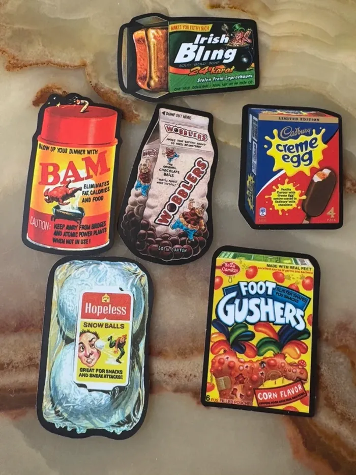 Stickers food nourriture 6 pièces