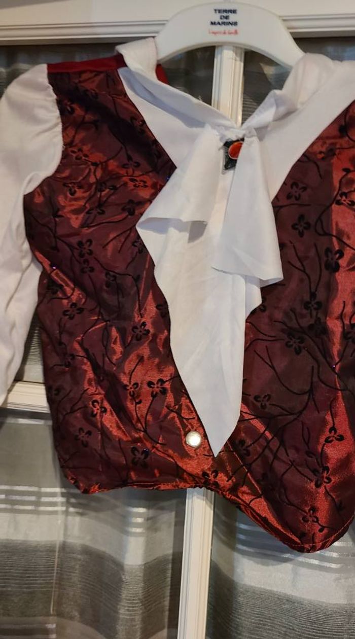Déguisement vampire/ Dracula sans pantalon enfant taille M - photo numéro 9
