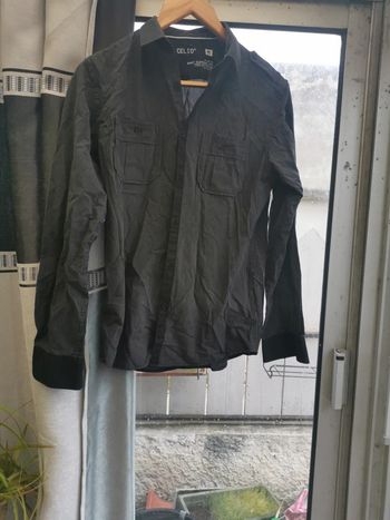 Chemise homme Celio fines rayures taille M