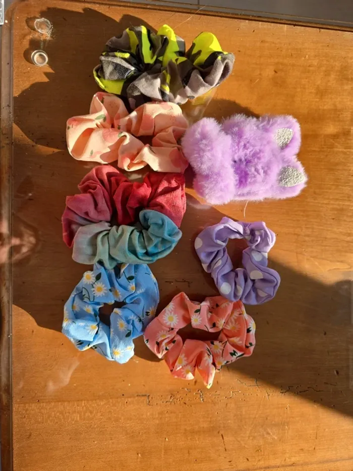 Lot de 7 chouchous