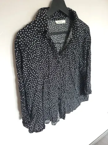 Blouse chemise noir  Nice Tricot taille XL/ XXL