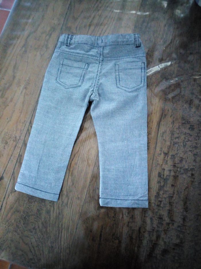 Pantalon rayé chino - photo numéro 3