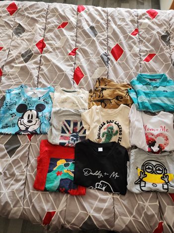 Lot t-shirts 4 ans garçon